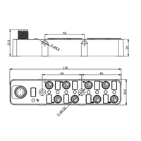 LKHA-08UN-M8 ELCO IO-LINK SENSOR HUB, CLASS-A, M12 A-CODE 4PIN IO-LINK CONN., 8XM8 3PIN, 8 DI/DO, NPN, IP67